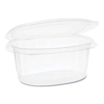 EarthChoice Recycled PET Hinged Container, 32 oz, 7.31 x 5.88 x 3.25, Clear, 280/Carton1