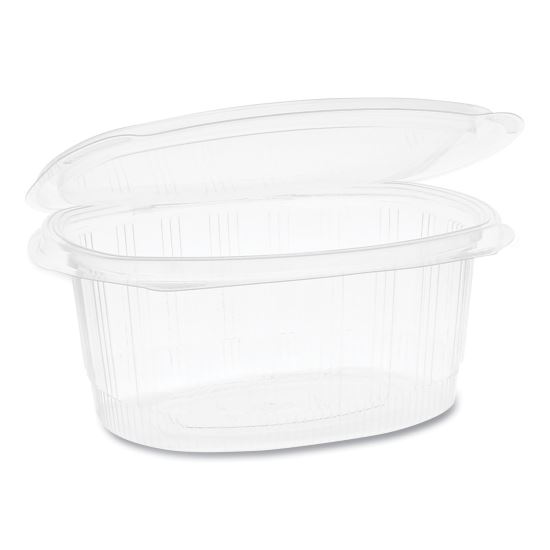 EarthChoice Recycled PET Hinged Container, 32 oz, 7.31 x 5.88 x 3.25, Clear, 280/Carton1