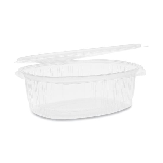 EarthChoice Recycled PET Hinged Container, 48 oz, 8.88 x 7.25 x 2.94, Clear, 190/Carton1