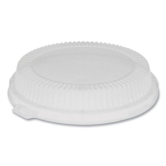 OPS ClearView Dome-Style Lid with Tabs for Meadoware Plates, Fluted, 8.88 x 8.88 x 0.75, Clear, 504/Carton1