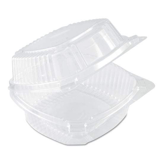 ClearView SmartLock Hinged Lid Container, 20 oz, 5.75 x 6 x 3, Clear, 500/Carton1