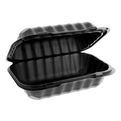 EarthChoice SmartLock Microwavable MFPP Hinged Lid Container, 9 x 6 x 3.25, Black, 270/Carton1