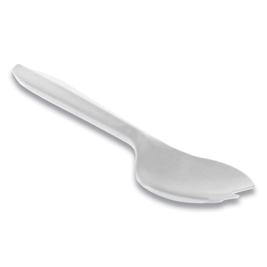 Fieldware Cutlery, Spork, Mediumweight, White, 1,000/Carton1