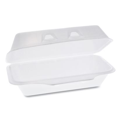 SmartLock Foam Hinged Lid Container, Medium, 8.75 x 4.5 x 3.13, White, 440/Carton1