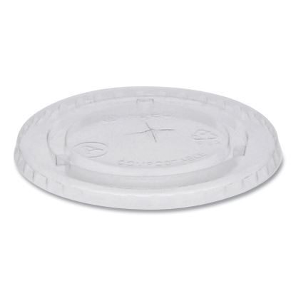 EarthChoice Compostable Cold Cup Lid with Straw Slot for A Cups, Fits 7, 9, 20 oz A Cups, 1,020/Carton1