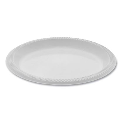 Meadoware® OPS Dinnerware, Plate, 8.88" dia, White, 400/Carton1