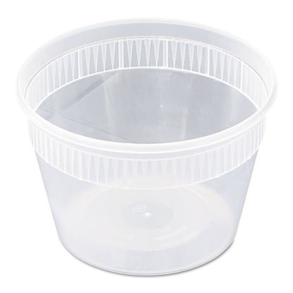 Newspring DELItainer Microwavable Container, 16 oz, 2 x 2 x 2, Clear, 240/Carton1