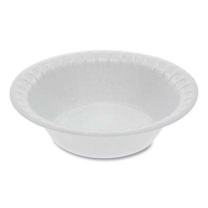 Unlaminated Foam Dinnerware, Bowl, 5 oz, 4.5" dia, White, 1,250/Carton1