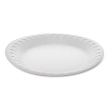 Unlaminated Foam Dinnerware, Plate, 7" dia, White, 900/Carton1