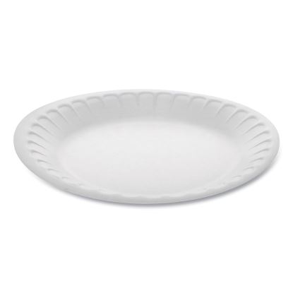 Unlaminated Foam Dinnerware, Plate, 7" dia, White, 900/Carton1