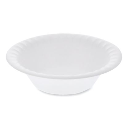 Placesetter Satin Non-Laminated Foam Dinnerware, Bowl, 12 oz, 6" dia, White, 1,000/Carton1