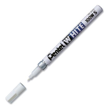 White Permanent Marker, Fine Bullet Tip, White1