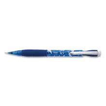 Icy Mechanical Pencil, 0.7 mm, HB (#2.5), Black Lead, Transparent Blue Barrel, Dozen1