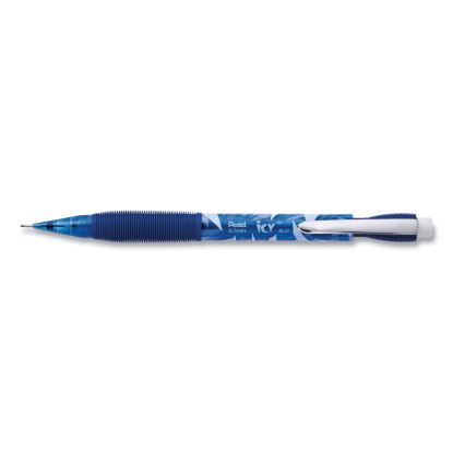Icy Mechanical Pencil, 0.7 mm, HB (#2.5), Black Lead, Transparent Blue Barrel, 24/Pack1