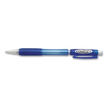 Cometz Mechanical Pencil, 0.9 mm, HB (#2.5), Black Lead, Blue Barrel, Dozen1