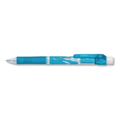 .e-Sharp Mechanical Pencil, 0.5 mm, HB (#2.5), Black Lead, Sky Blue Barrel, Dozen1