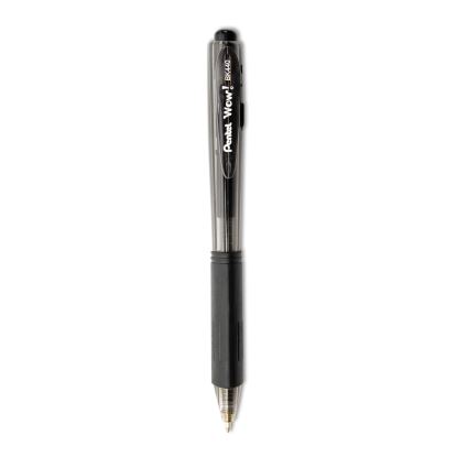 WOW! Ballpoint Pen Value Pack, Retractable, Medium 1 mm, Black Ink, Black Barrel, 36/Pack1
