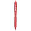 WOW! Ballpoint Pen, Retractable, Medium 1 mm, Red Ink, Red Barrel, Dozen1