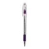 R.S.V.P. Ballpoint Pen, Stick, Fine 0.7 mm, Violet Ink, Clear/Violet Barrel, Dozen1