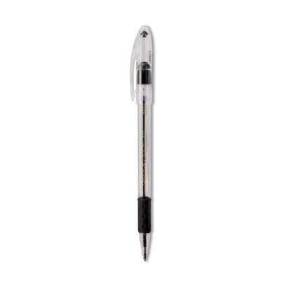 R.S.V.P. Ballpoint Pen, Stick, Medium 1 mm, Black Ink, Clear/Black Barrel, Dozen1