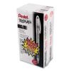 R.S.V.P. Ballpoint Pen Value Pack, Stick, Medium 1 mm, Black Ink, Clear/Black Barrel, 24/Pack2