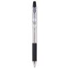 R.S.V.P. RT Ballpoint Pen, Retractable, Medium 1 mm, Black Ink, Clear Barrel, Dozen1