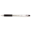 R.S.V.P. RT Ballpoint Pen, Retractable, Medium 1 mm, Black Ink, Clear Barrel, Dozen2