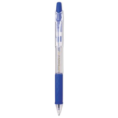 R.S.V.P. RT Ballpoint Pen, Retractable, Medium 1 mm, Blue Ink, Clear Barrel, Dozen1