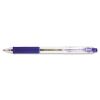 R.S.V.P. RT Ballpoint Pen, Retractable, Medium 1 mm, Blue Ink, Clear Barrel, Dozen2