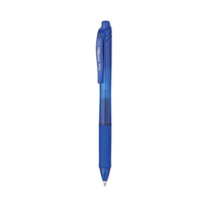 EnerGel-X Gel Pen, Retractable, Medium 0.7 mm, Blue Ink, Blue Barrel, Dozen1