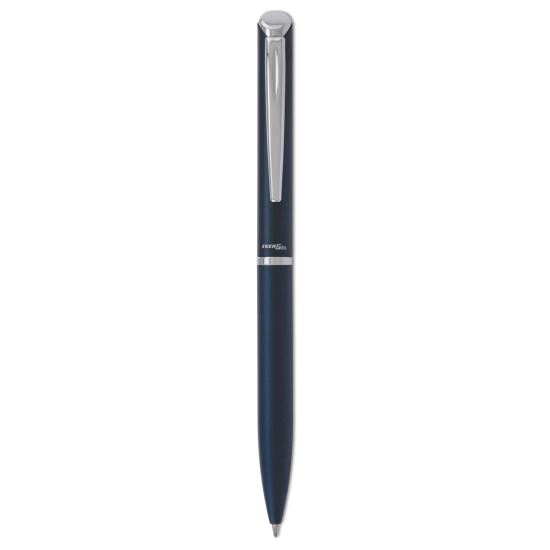 EnerGel Style Gel Pen, Retractable, Medium 0.7 mm, Black Ink, Blue Barrel1