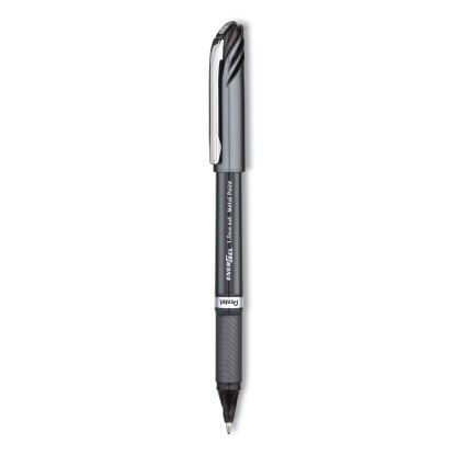 EnerGel NV Gel Pen, Stick, Bold 1 mm, Black Ink, Black Barrel, Dozen1