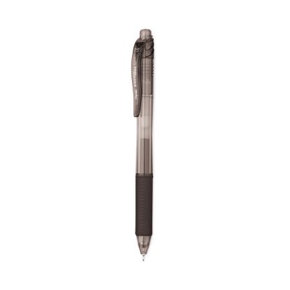 EnerGel-X Gel Pen, Retractable, Fine 0.5 mm Needle Tip, Black Ink, Black Barrel, 24/Pack1