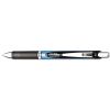 EnerGel RTX Gel Pen, Retractable, Fine 0.5 mm Needle Tip, Black Ink, Silver/Black Barrel2