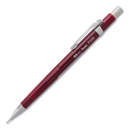 Sharp Mechanical Pencil, 0.5 mm, HB (#2.5), Black Lead, Burgundy Barrel1