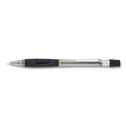Quicker Clicker Mechanical Pencil, 0.5 mm, HB (#2.5), Black Lead, Transparent Smoke Barrel1