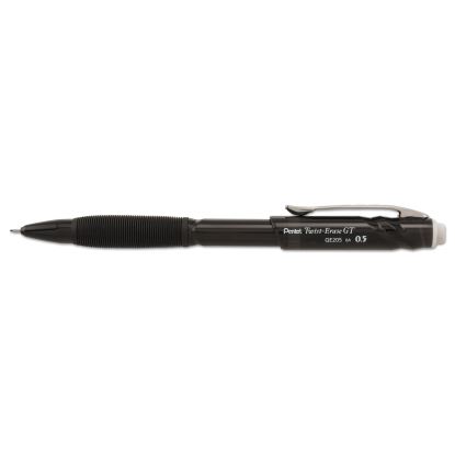 Twist-Erase GT Pencils, 0.5 mm, HB (#2.5), Black Lead, Black Barrel1
