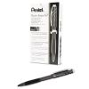 Twist-Erase GT Pencils, 0.7 mm, HB (#2.5), Black Lead, Black Barrel2
