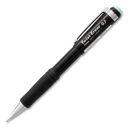 Twist-Erase III Mechanical Pencil, 0.7 mm, HB (#2.5), Black Lead, Black Barrel1