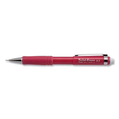 Twist-Erase III Mechanical Pencil, 0.7 mm, HB (#2.5), Black Lead, Red Barrel1