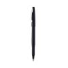 Rolling Writer Roller Ball Pen, Stick, Medium 0.8 mm, Black Ink, Black Barrel, Dozen1