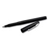 Rolling Writer Roller Ball Pen, Stick, Medium 0.8 mm, Black Ink, Black Barrel, Dozen2