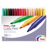 Fine Point 36-Color Pen Set, Fine Bullet Tip, Assorted Colors, 36/Set2