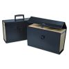 Letter/Legal Expanding Organizer, 15" Expansion, 19 Sections, Buckle Closure, 1/5-Cut Tabs, Legal Size, Black1