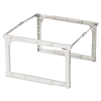 Plastic Snap-Together Hanging Folder Frame, Legal/Letter Size, 18" to 27" Long, White/Silver Accents, 4/Box1