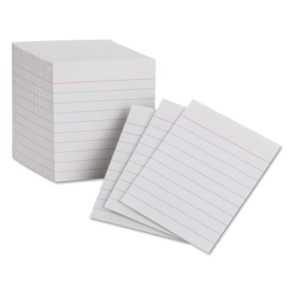 Ruled Mini Index Cards, 3 x 2.5, White, 200/Pack1