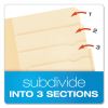 Divide It Up File Folder, 1/2-Cut Tabs: Assorted, Letter Size, 0.75" Expansion, Manila, 24/Pack2