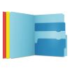 Divide It Up File Folder, 1/2-Cut Tabs: Assorted, Letter Size, 0.75" Expansion, Assorted Colors, 12/Pack1