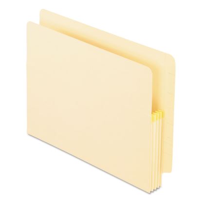 Manila Drop Front Shelf File Pockets with Rip-Proof-Tape Gusset Top, 3.5" Expansion, Letter Size, Manila, 25/Box1