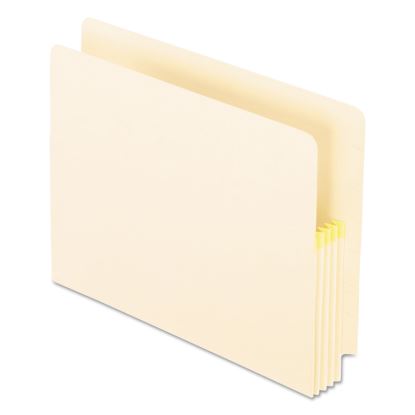 Convertible End Tab File Pockets, 3.5" Expansion, Letter Size, Manila, 25/Box1